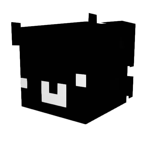 Duality_Voids Minecraft avatar head, 3D render