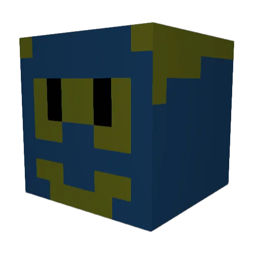 Duane_Train Minecraft avatar head, 3D render