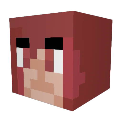 Duane_UK Minecraft avatar head, 3D render