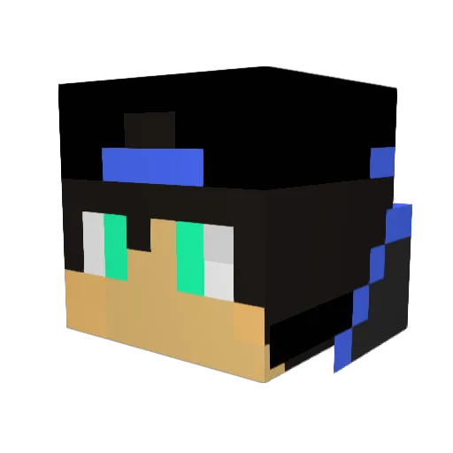 Duarte18052003 Minecraft avatar head, 3D render