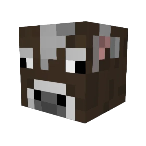 DubPlayZ Minecraft avatar head, 3D render