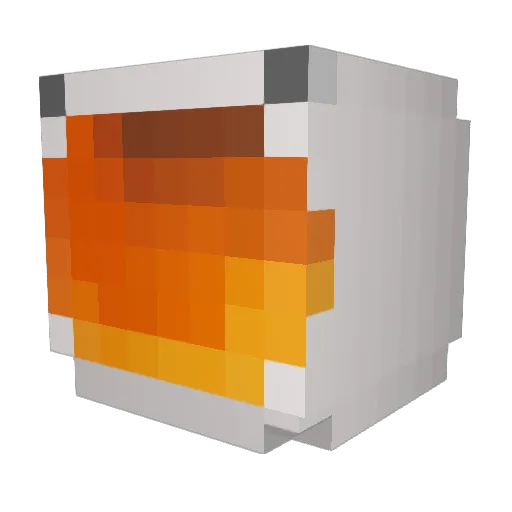 Dubbadee Minecraft avatar head, 3D render