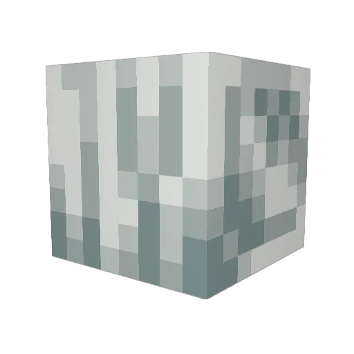 Dubby1300 Minecraft avatar head, 3D render