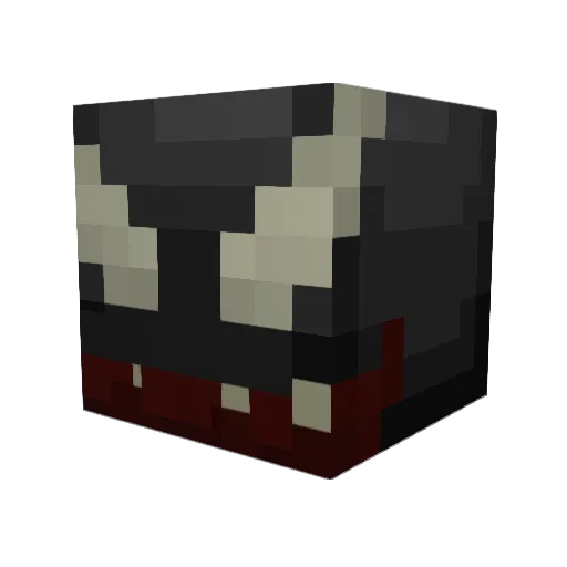 DubleR Minecraft avatar head, 3D render