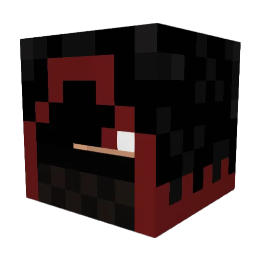 DubstepMan84 Minecraft avatar head, 3D render