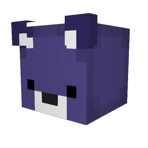 Dubzzy__ Minecraft avatar head, 3D render