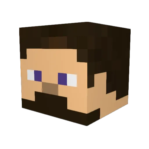 DucDeRichelieu Minecraft avatar head, 3D render