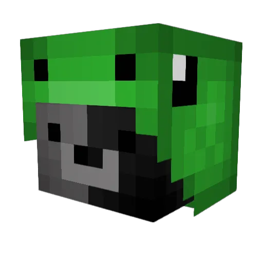 DucSanto Minecraft avatar head, 3D render