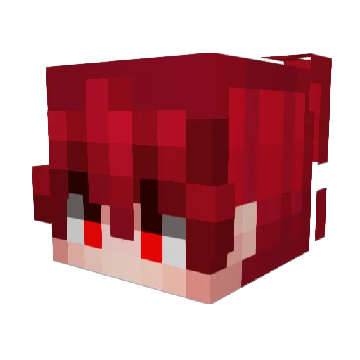 Ducadamul Minecraft avatar head, 3D render