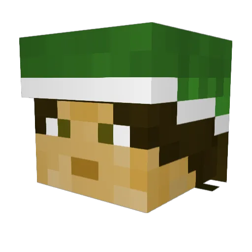 Duchess_Skye Minecraft avatar head, 3D render