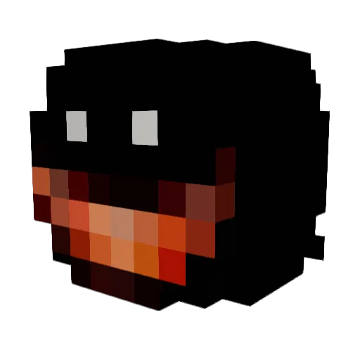 Duck2781 Minecraft avatar head, 3D render