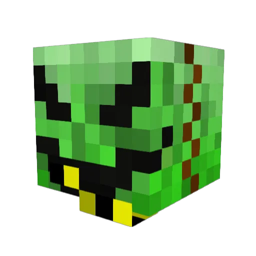 DuckBoy94 Minecraft avatar head, 3D render