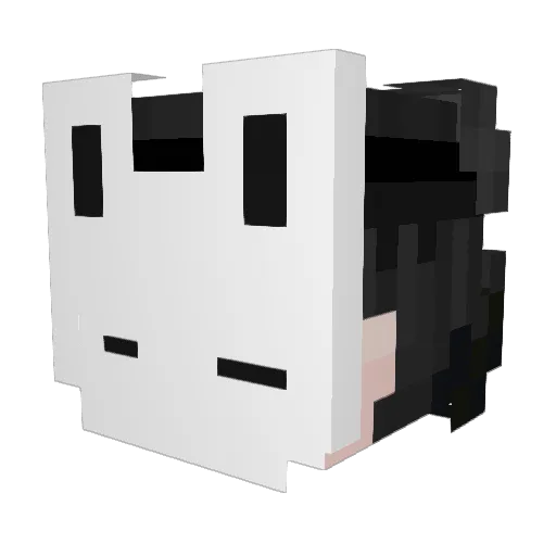 DuckDPK Minecraft avatar head, 3D render