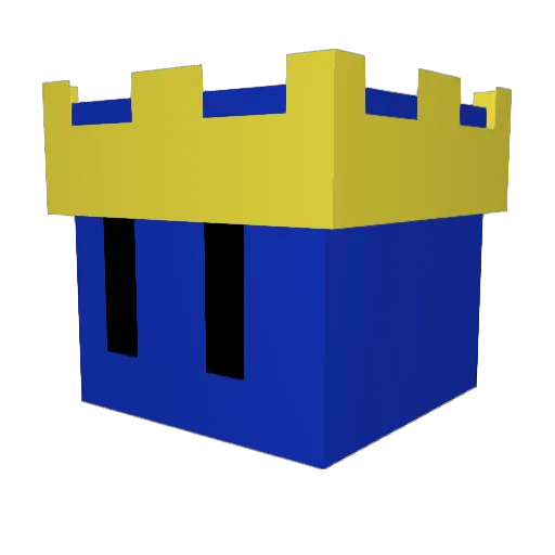 DuckG Minecraft avatar head, 3D render
