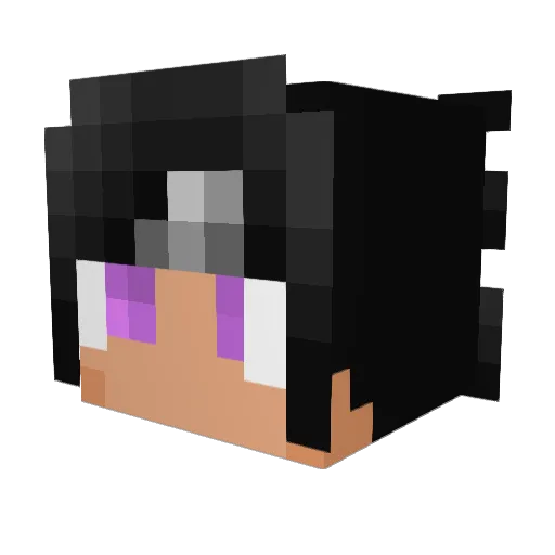 DuckHDD Minecraft avatar head, 3D render