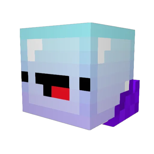 DuckKarma Minecraft avatar head, 3D render