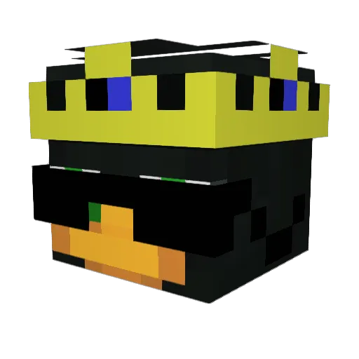 DuckMatti03 Minecraft avatar head, 3D render