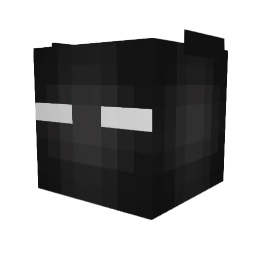 DuckMong Minecraft avatar head, 3D render