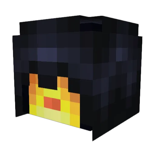 DuckOnQuacks Minecraft avatar head, 3D render