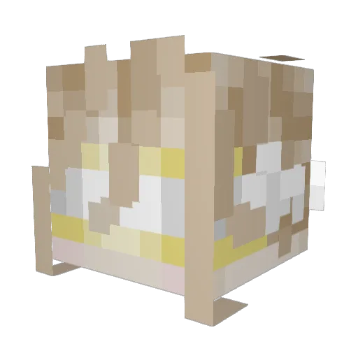 DuckQueen__2011 Minecraft avatar head, 3D render