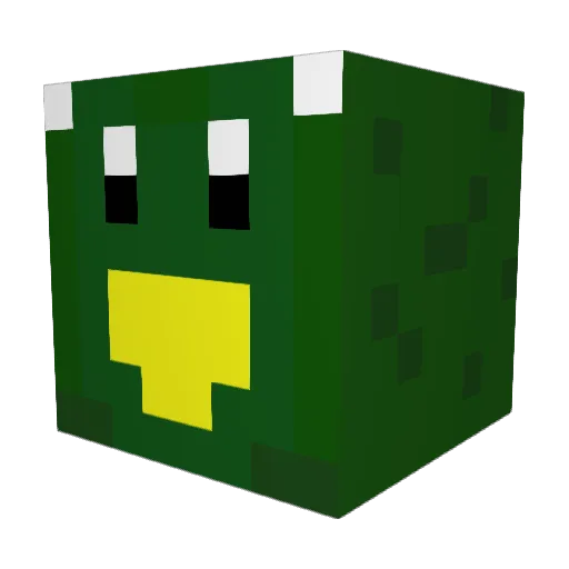 DuckSlayerFTW Minecraft avatar head, 3D render