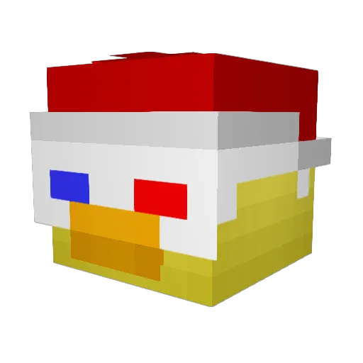 DuckSmacker Minecraft avatar head, 3D render