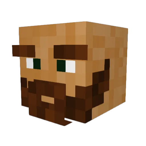 DuckStarDE01 Minecraft avatar head, 3D render