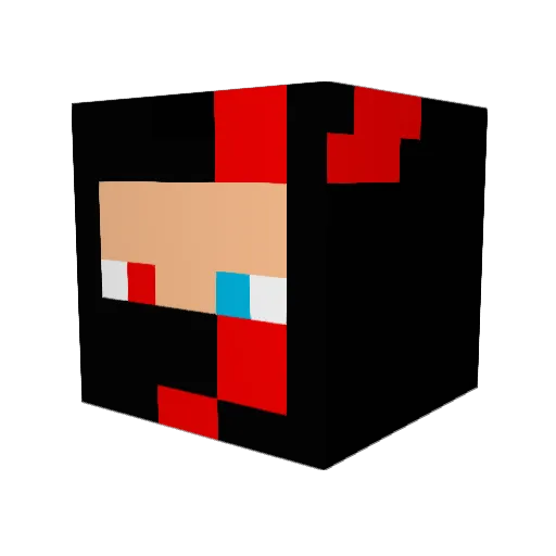 DuckTheGoAt_8133 Minecraft avatar head, 3D render