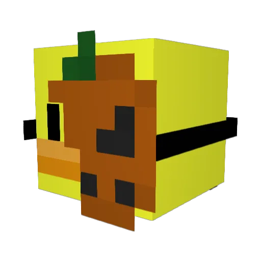 DuckXpsycho Minecraft avatar head, 3D render