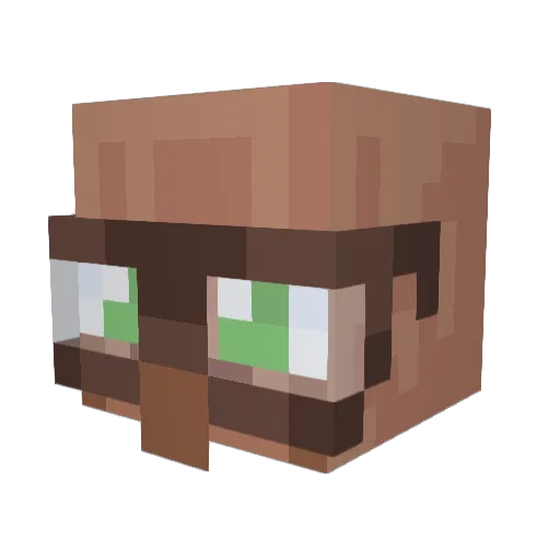 Duck_67098 Minecraft avatar head, 3D render
