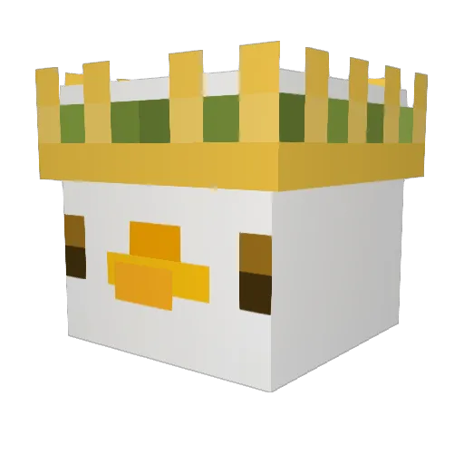 Duck_Dad Minecraft avatar head, 3D render