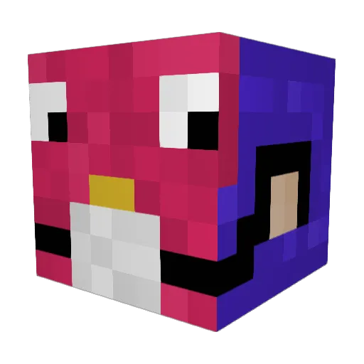 Minecraft-Avatar von Duck_In_Danger: Kopf als 3D-Render