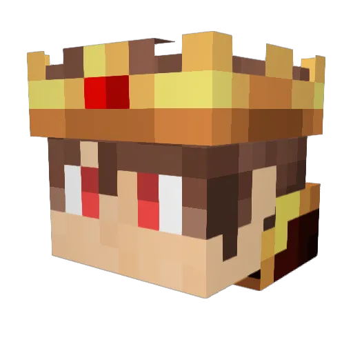 Duck_Lord Minecraft avatar head, 3D render