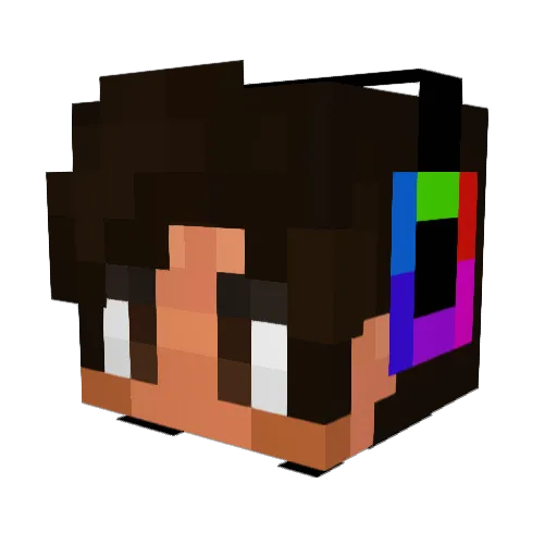 Duck_Official_YT Minecraft avatar head, 3D render