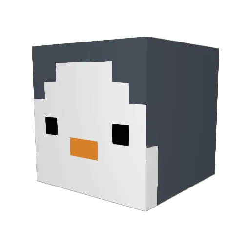 Duck_On_Top Minecraft avatar head, 3D render