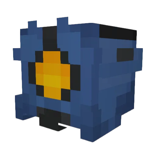 Duck_cool Minecraft avatar head, 3D render