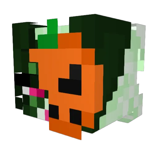 Duckk007 Minecraft avatar head, 3D render