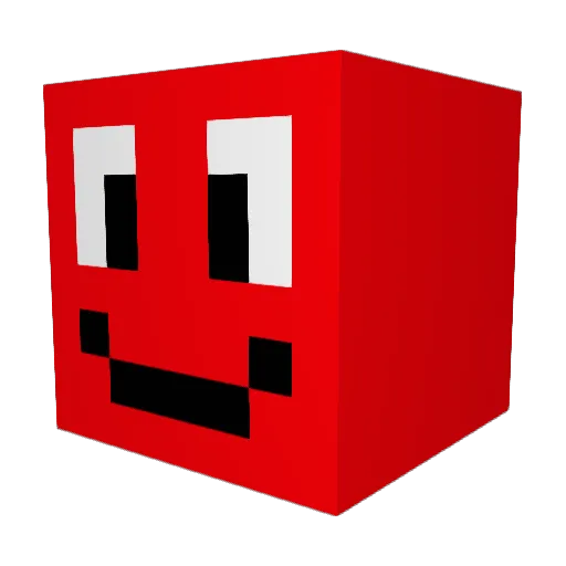 Ducklanx Minecraft avatar head, 3D render