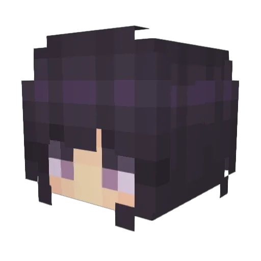 DucksRage Minecraft avatar head, 3D render