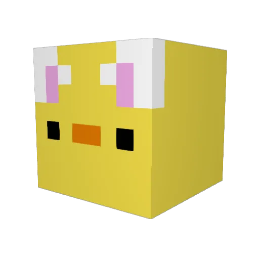 Ducks_Do_Dr4gs Minecraft avatar head, 3D render