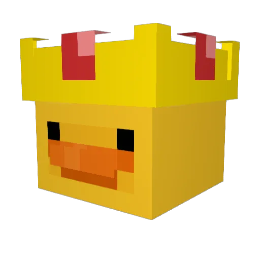 DucktapeGHG Minecraft avatar head, 3D render