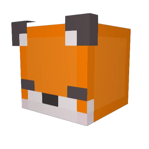 Ducky0x0 Minecraft avatar head, 3D render