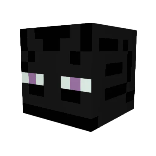 Ducky392 Minecraft avatar head, 3D render
