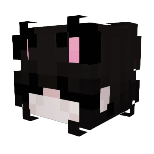 DuckyForce Minecraft avatar head, 3D render