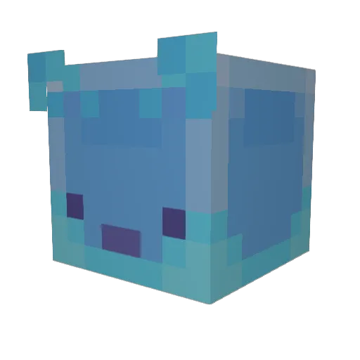 DuckyMCz Minecraft avatar head, 3D render