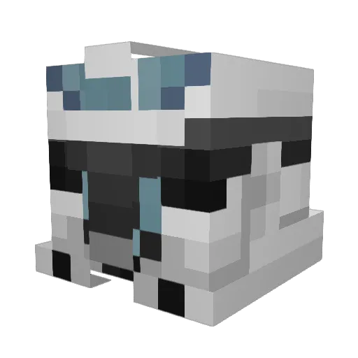 Duckyioo Minecraft avatar head, 3D render