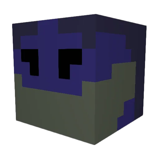 Ducokapi Minecraft avatar head, 3D render