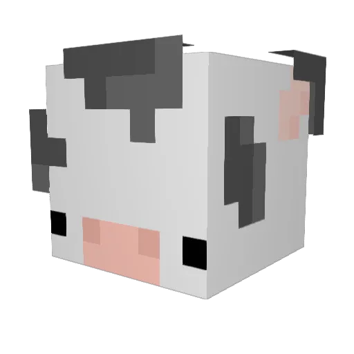 Duda88 Minecraft avatar head, 3D render