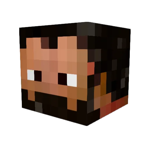 DudalsChoi Minecraft avatar head, 3D render
