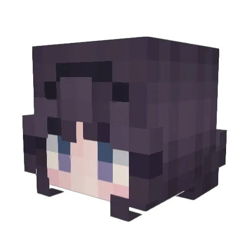 DudaoGGEz Minecraft avatar head, 3D render